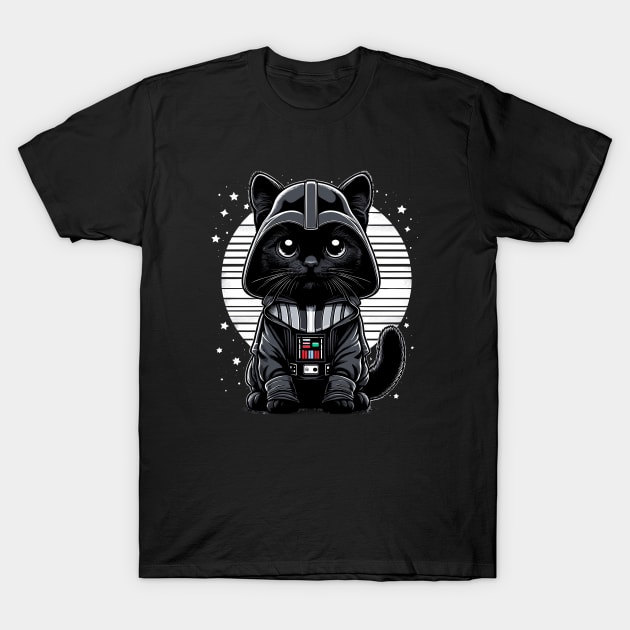 Cat Vader T-Shirt by Ikibrai